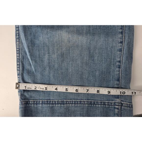 Madewell Emmett Rainbow Stitched Edition Medium Wash Wide Leg Crop Jean Women 27 - Picture 6 of 8